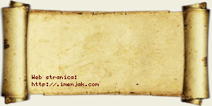 Jana Egić vizit kartica